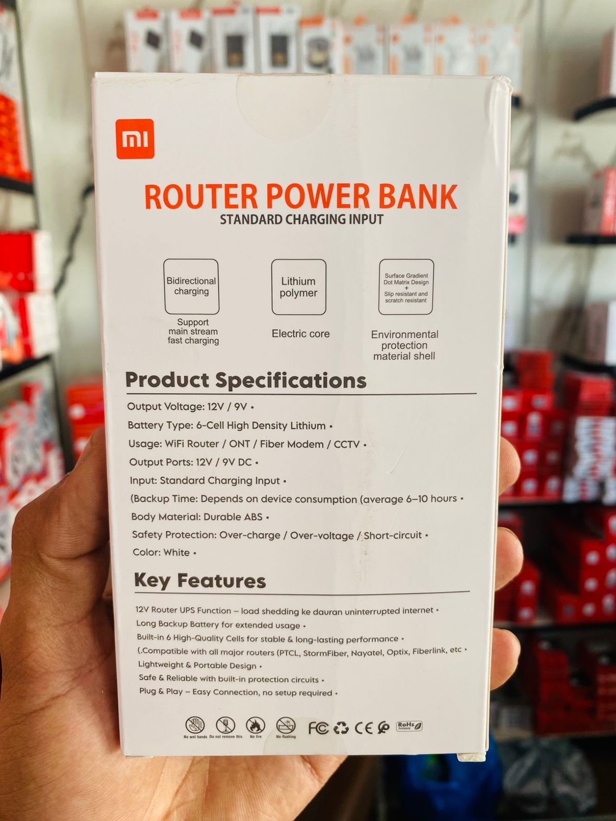 WiFi Router Power Bank (8–10Hrs Backup)