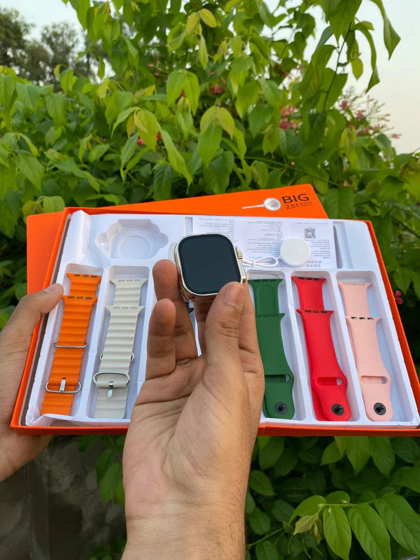 Premium Ultra 7 in 1 straps Smartwatch