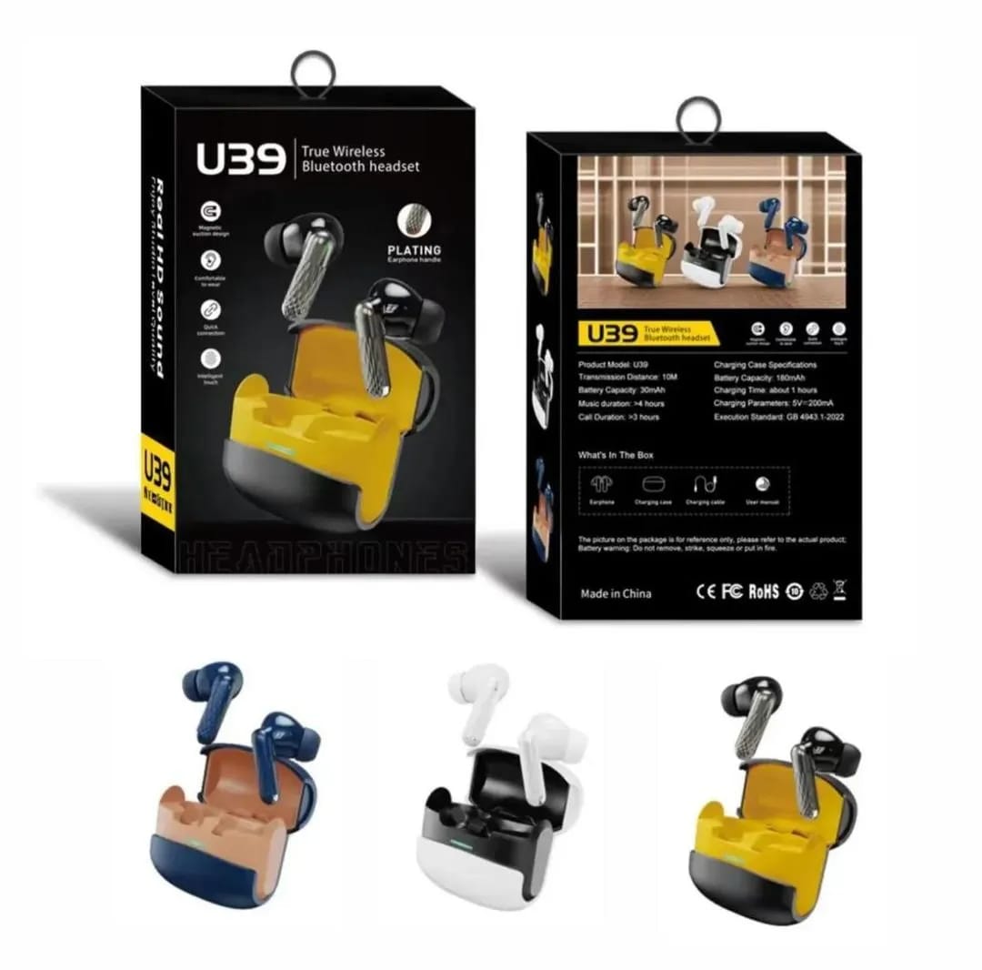 U39 Wireless Earbuds – Outclass Sound, Premium TWS