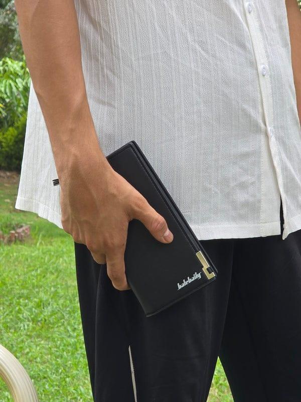 Leather Balbilary Long Wallet with free Card Holder