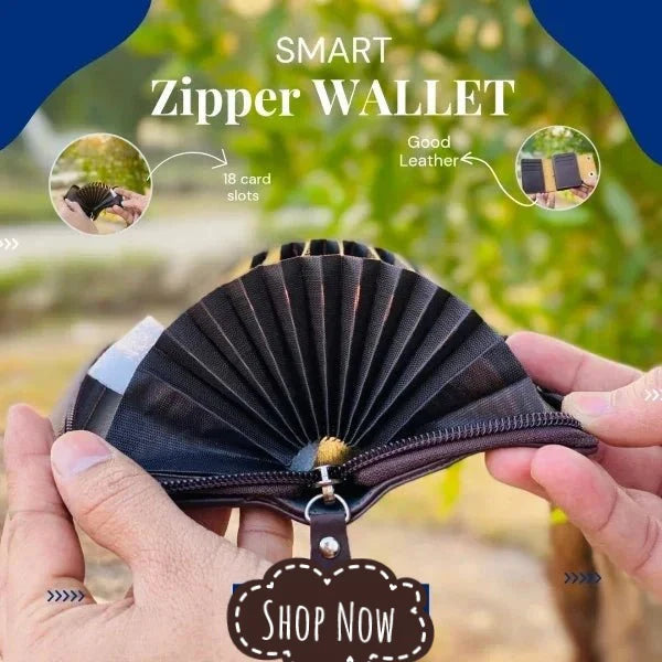 🔥 PREMIUM ZIPPER WALLET - 40% OFF TODAY ONLY