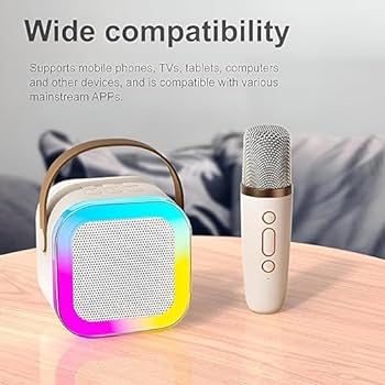 Bluetooth Speaker System with 1 Wireless Mic