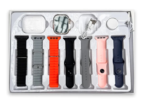 Ultra 7 straps Smartwatch With Earbuds